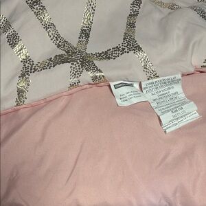 Elegant blush and gold Comforter